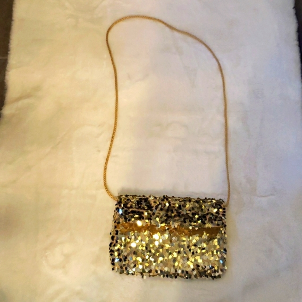 Ladies sequins purse - Picture 1 of 3